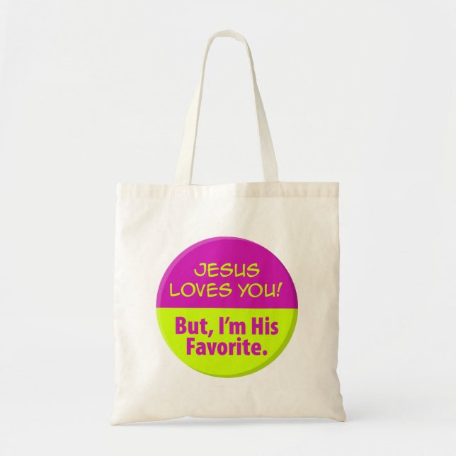 Jesus Loves You! Tote Bag (Front)
