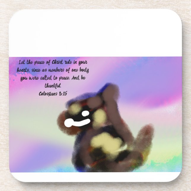 jesus lovw coaster (Front)