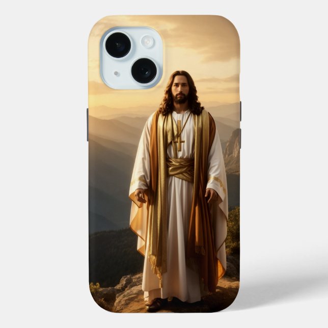 Jesus Majesty At Sunrise Christian Case-Mate iPhone Case (Back)