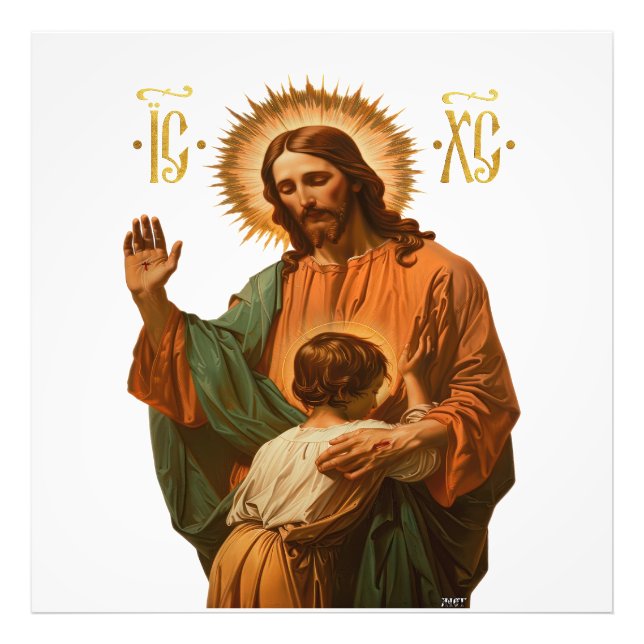 Jesus makes the choice photo print (Front)