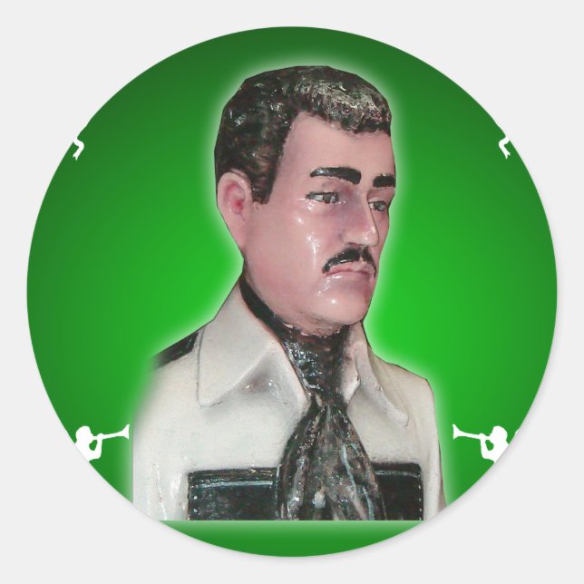 JESUS MALVERDE CUSTOMIZABLE PRODUCTS CLASSIC ROUND STICKER (Front)