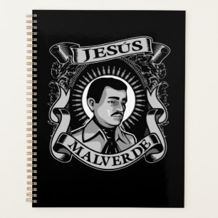 Jesus Malverde Gift Mexican Hero Jesus Malverde Planner