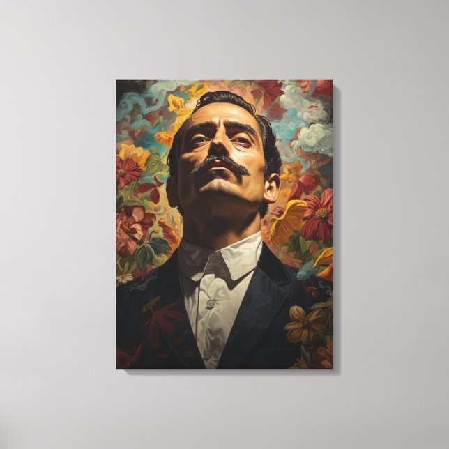 Jesus Malverde Mexican Hero Jesus Malverde Canvas Print (Front)