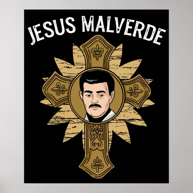 Jesus Malverde Religion Mexico Gift Jesus Malverde Poster (Front)