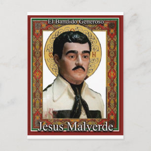 Jesus Malverde , The Generous Bandit Postcard