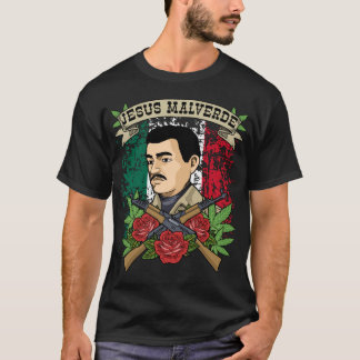 Jesus Malverde Womens Mens  T-Shirt
