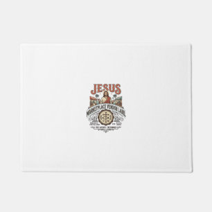 Jesus Marketplace Vendor Label Jesus Marketplace V Doormat