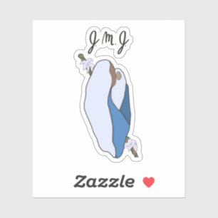 Jesus, Mary, Joseph Catholic Sticker