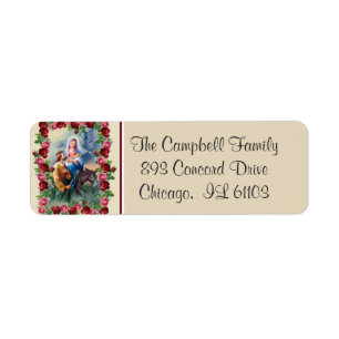 Jesus Mary Joseph Flight Into Egypt Roses