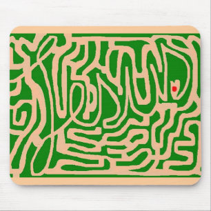Jesus maze mouse mat