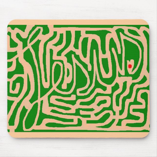 Jesus maze mouse mat (Front)