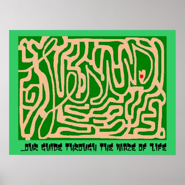 Jesus maze poster (Front)