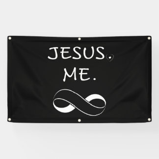 Jesus Me Infinity Banners Christian Inspiration