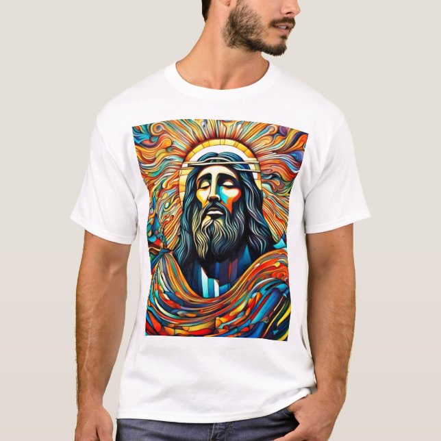 Jesus Meditates T-Shirt (Front)