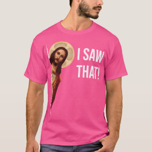 Jesus Meme I Saw That White Vintage T-Shirt