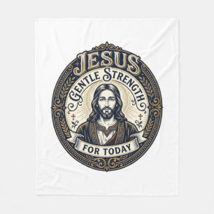Jesus Memory Care Alzheimer Caregiver Shirt Christ Fleece Blanket