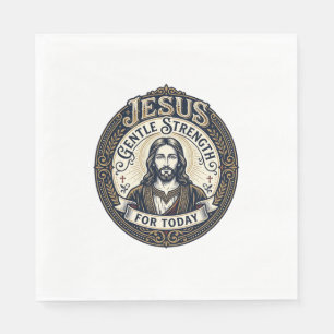 Jesus Memory Care Alzheimer Caregiver Shirt Christ Napkin