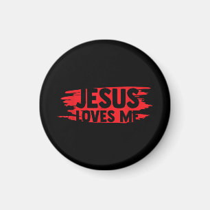 Jesus Men Women Kids Fun Christian Bible Faith Jes Magnet