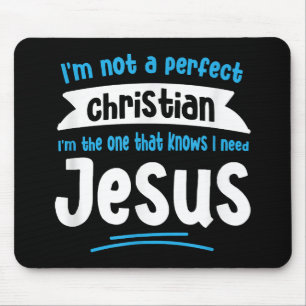 Jesus Men Women Kids Fun Christian Bible Faith Jes Mouse Mat