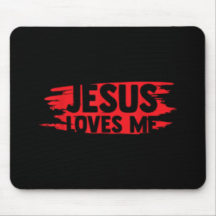 Jesus Men Women Kids Fun Christian Bible Faith Jes Mouse Mat