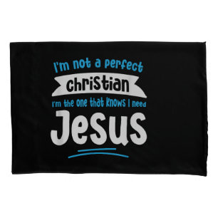 Jesus Men Women Kids Fun Christian Bible Faith Jes Pillowcase