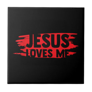 Jesus Men Women Kids Fun Christian Bible Faith Jes Tile