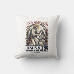 Jesus Menopause Midlife Women Encouragement Shirt  Cushion