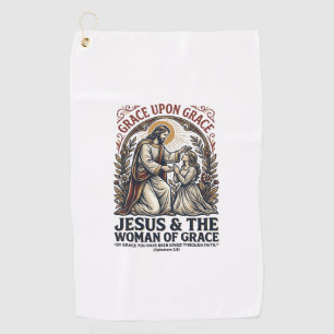 Jesus Menopause Midlife Women Encouragement Shirt  Golf Towel