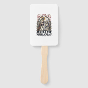 Jesus Menopause Midlife Women Encouragement Shirt  Hand Fan