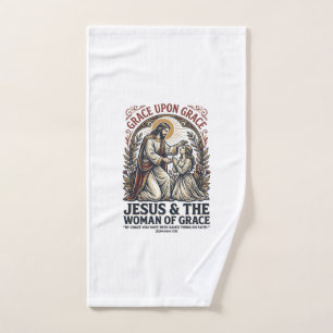 Jesus Menopause Midlife Women Encouragement Shirt  Hand Towel