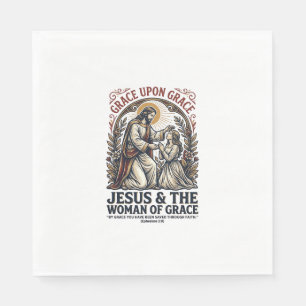 Jesus Menopause Midlife Women Encouragement Shirt  Napkin