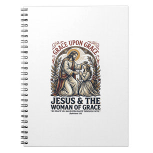 Jesus Menopause Midlife Women Encouragement Shirt  Notebook