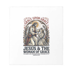 Jesus Menopause Midlife Women Encouragement Shirt  Notepad