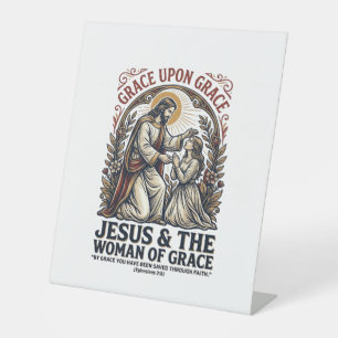 Jesus Menopause Midlife Women Encouragement Shirt  Pedestal Sign