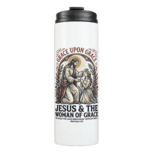 Jesus Menopause Midlife Women Encouragement Shirt  Thermal Tumbler