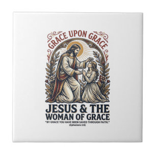 Jesus Menopause Midlife Women Encouragement Shirt  Tile