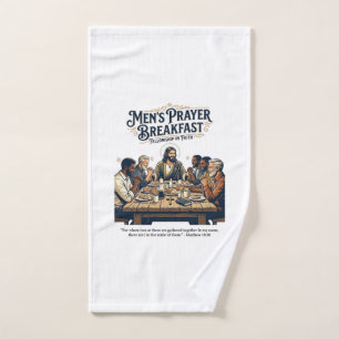 Jesus Mens Group Brotherhood Retreat T-Shirt Inspi Hand Towel