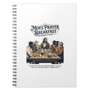 Jesus Mens Group Brotherhood Retreat T-Shirt Inspi Notebook