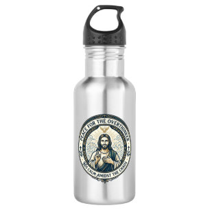 Jesus Mental Health Affirmations T-Shirt Inspirati 532 Ml Water Bottle