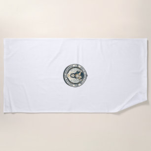 Jesus Mental Health Affirmations T-Shirt Inspirati Beach Towel