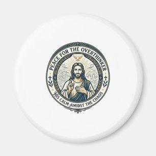 Jesus Mental Health Affirmations T-Shirt Inspirati Magnet