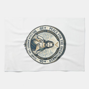 Jesus Mental Health Affirmations T-Shirt Inspirati Tea Towel