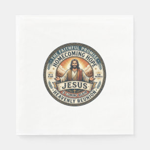 Jesus Military Spouse Waiting Wife T-Shirt Inspira Napkin