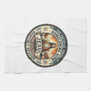 Jesus Military Spouse Waiting Wife T-Shirt Inspira Tea Towel
