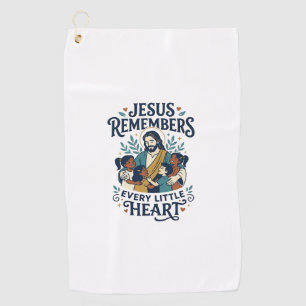 Jesus Miscarriage Comfort Healing T-Shirt Inspirat Golf Towel