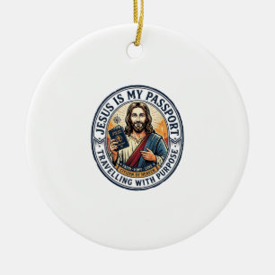 Jesus Missionary Global Missions Shirt Christian G Ceramic Tree Decoration