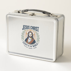 Jesus Modest Fashion Feminine Values T-Shirt Inspi Metal Lunch Box