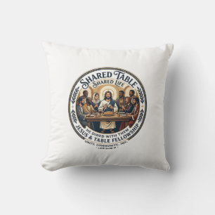 Jesus Moms Group Womens Bible Study Vintage Shirt Cushion