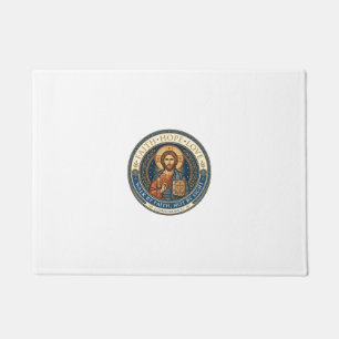 Jesus Monastic Contemplative Spirituality Graphic Doormat