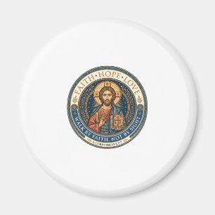 Jesus Monastic Contemplative Spirituality Graphic  Magnet